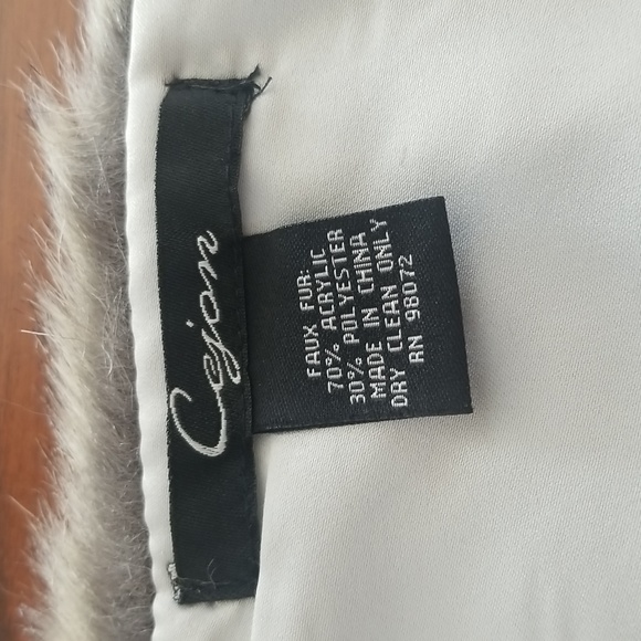 Cejon faux fur scarf wrap - Picture 4 of 4